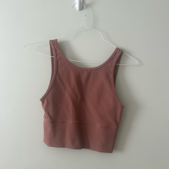 Ribbed Cropped Lululemon Tank - Picture 1 of 3